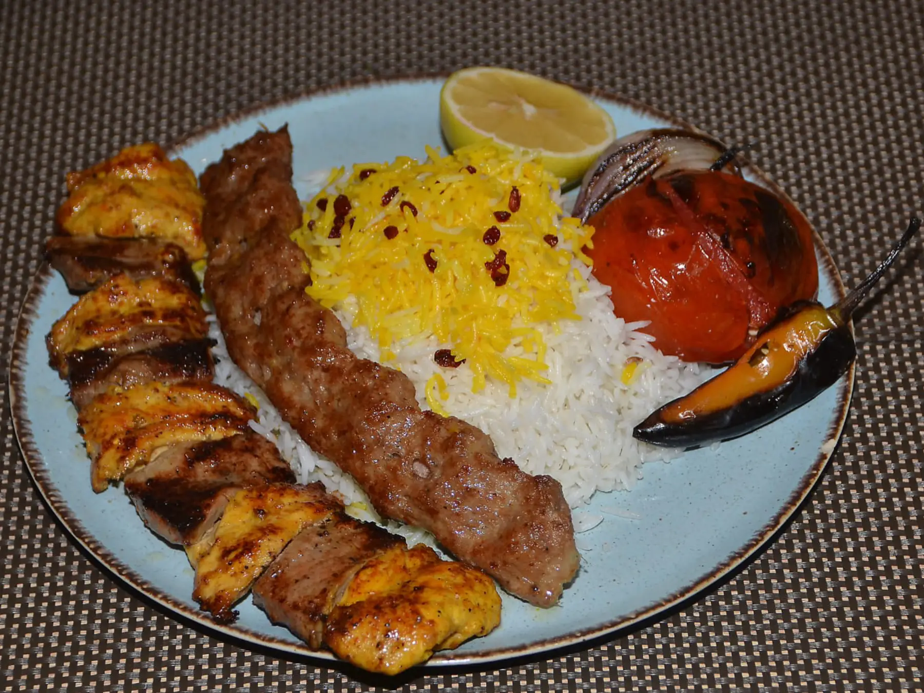 Ribs with Kebab